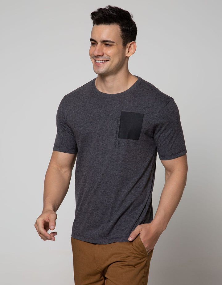 Cole Short Sleeve T-Shirt Print Like Embossed Pocket And Wording