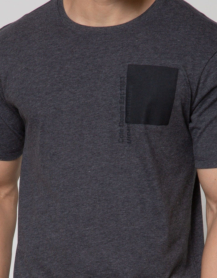 Cole Short Sleeve T-Shirt Print Like Embossed Pocket And Wording