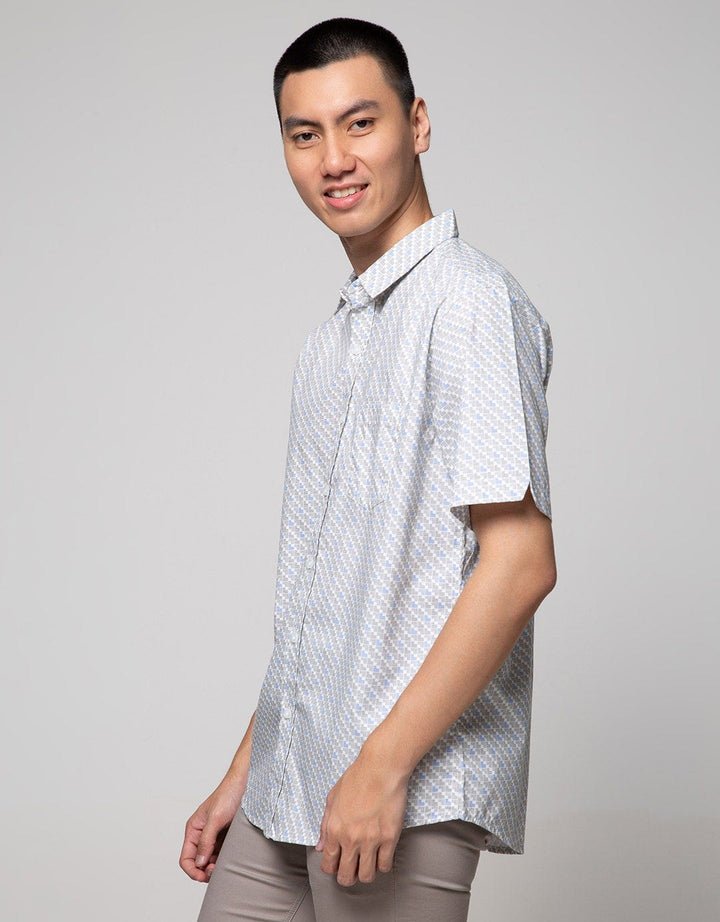 Cole Short Sleeve Shirt Woven Print Allover