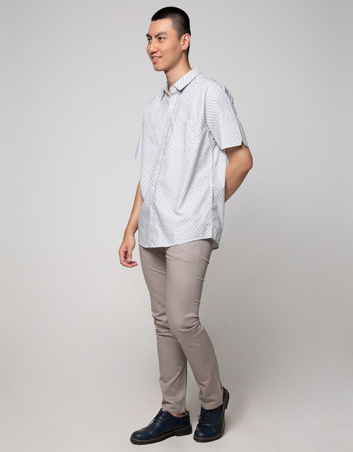 Cole Short Sleeve Shirt Woven Print Allover