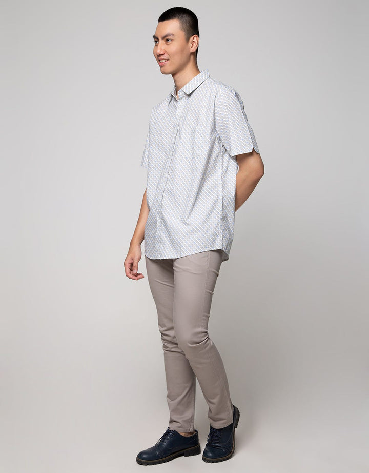 Cole Short Sleeve Shirt Woven Print Allover