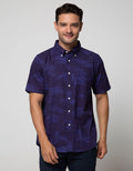 Cole Short Sleeve Shirt Print All Over Wave