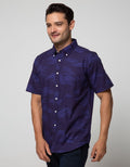 Cole Short Sleeve Shirt Print All Over Wave