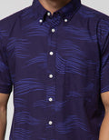 Cole Short Sleeve Shirt Print All Over Wave