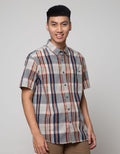 Watchout Casual Shirt Print Garis