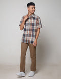 Watchout Casual Shirt Print Garis
