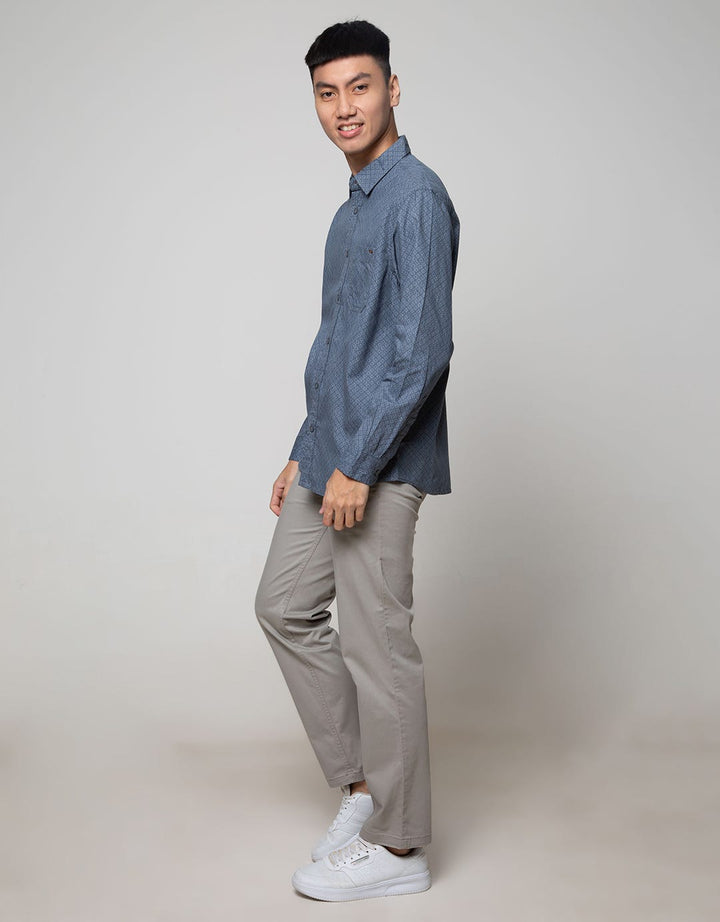 Watchout Casual Shirt Long Sleeve Motif