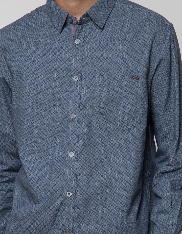 Watchout Casual Shirt Long Sleeve Motif