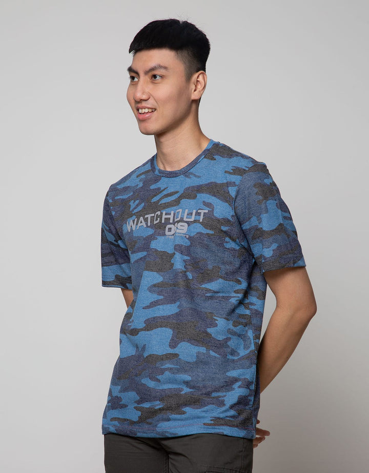 Watchout Jeans T-Shit Camouflage Motif