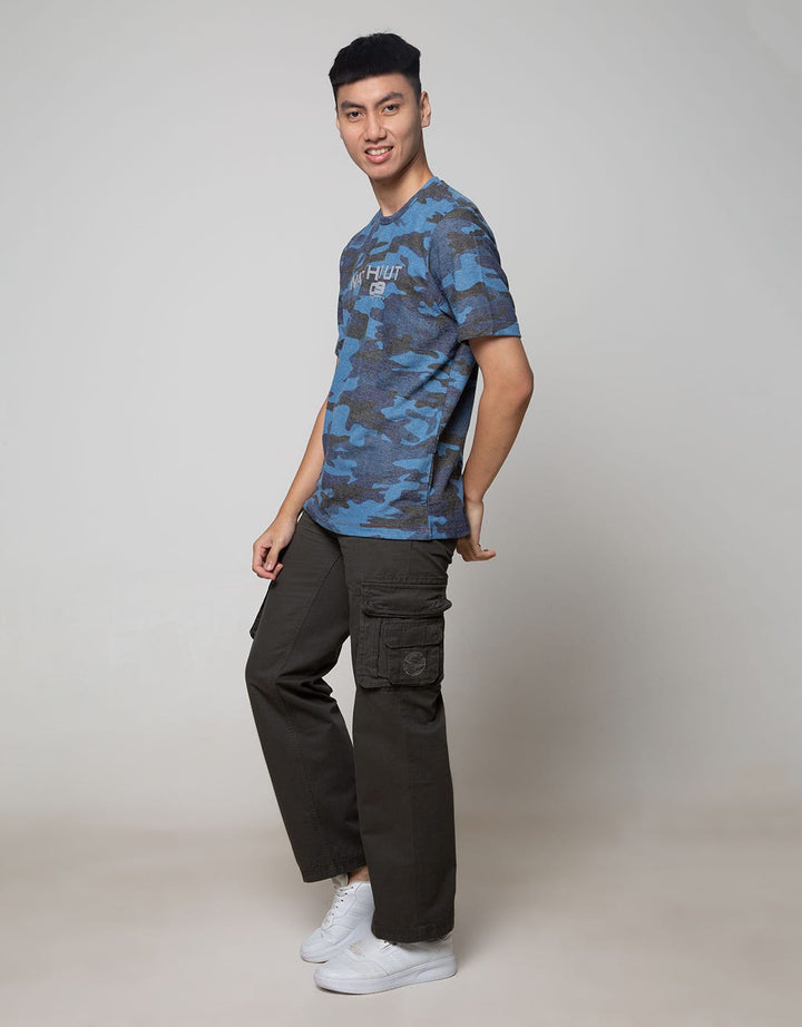 Watchout Jeans T-Shit Camouflage Motif
