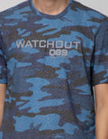 Watchout Jeans T-Shit Camouflage Motif