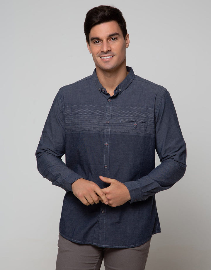 Watchout Jeans Shirt Shadow Stripe