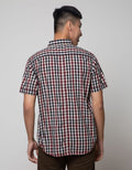 Watchout Jeans Plaid Shirt Double Chest Pocket