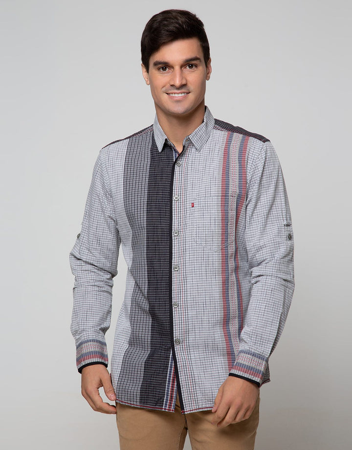 Watchout Jeans Shirt Stripe Anda Check