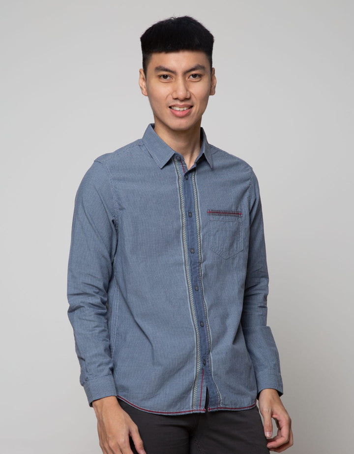 Watchout Jeans Shirt Chest Pocket