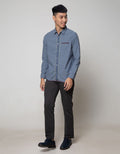 Watchout Jeans Shirt Chest Pocket