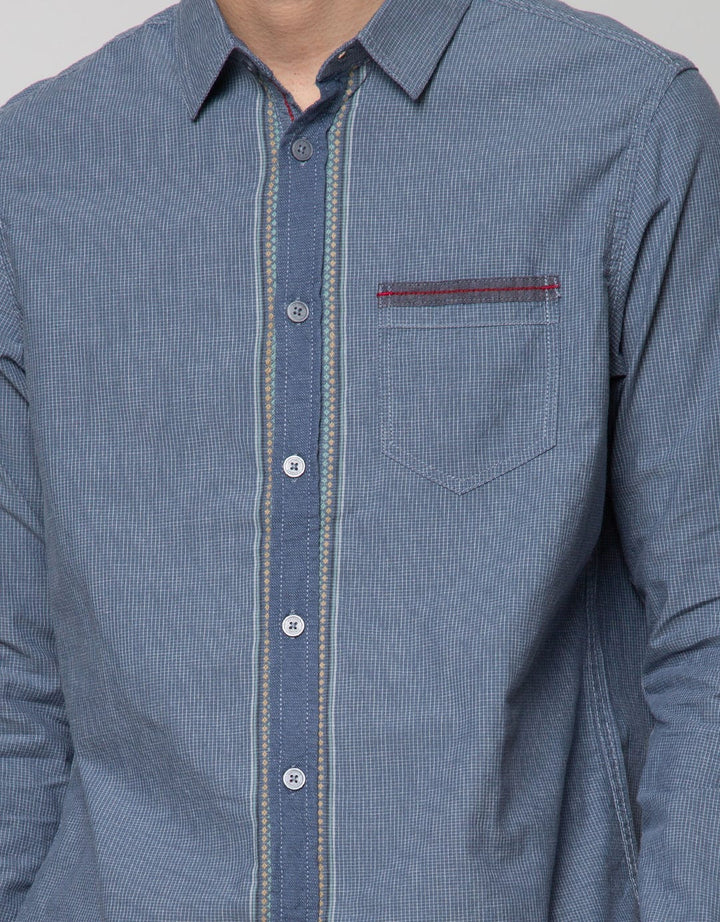 Watchout Jeans Shirt Chest Pocket