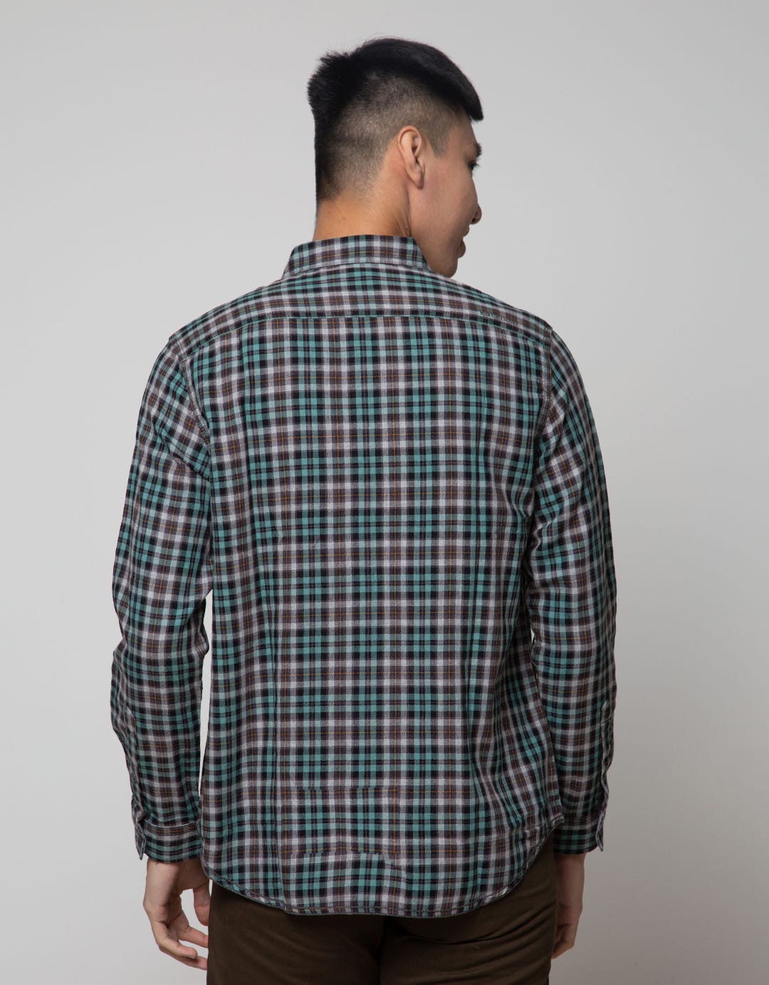Watchout Jeans Shirt Plaid Motif