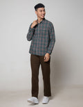 Watchout Jeans Shirt Plaid Motif