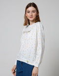 Nevada Sweatshirt Print Sun Flower
