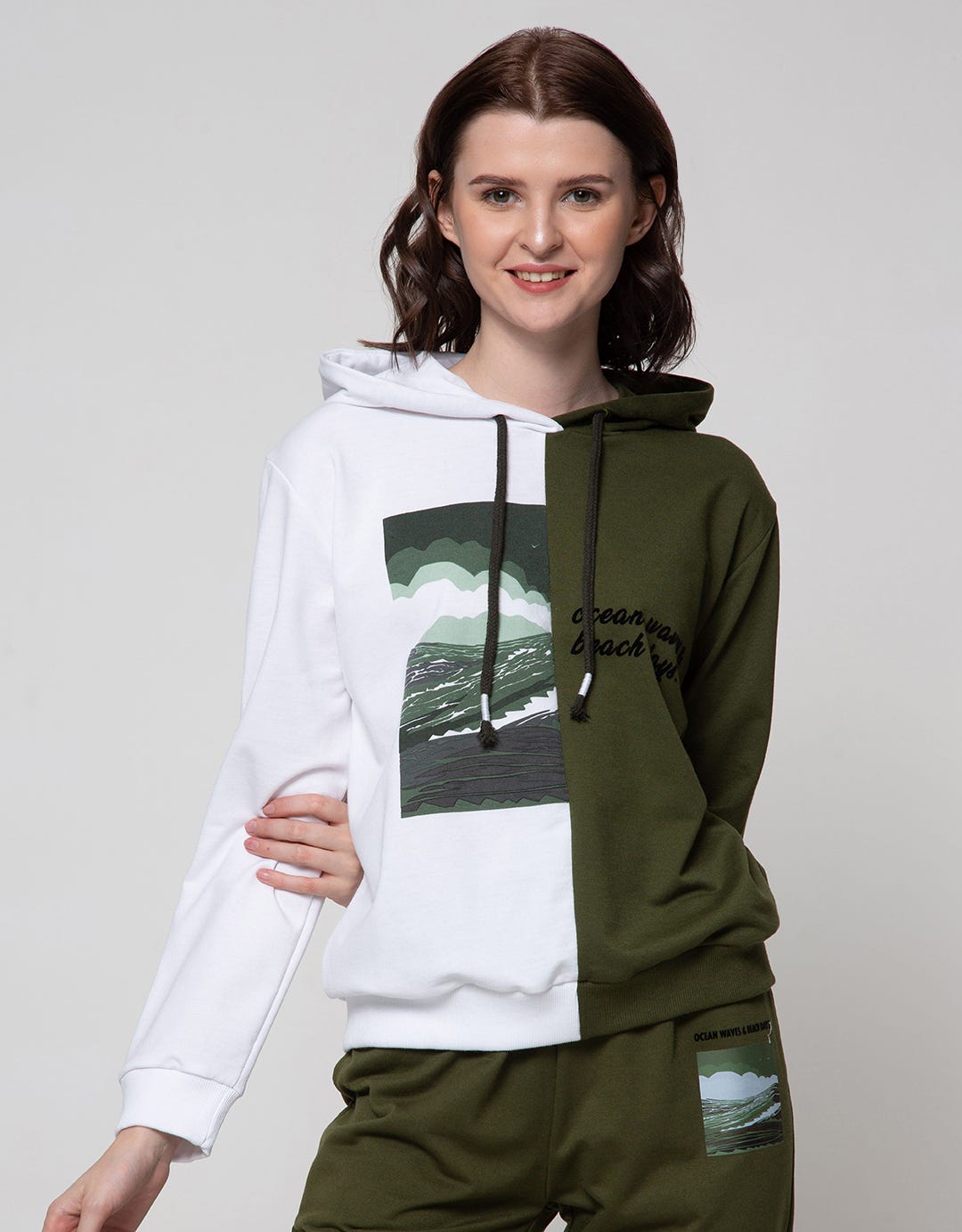 Nevada Sweatshirt Ocean Waves