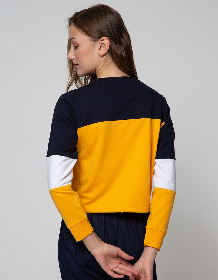 Nevada Sweatshirt Solid Cut And Sew Happy Thoughts