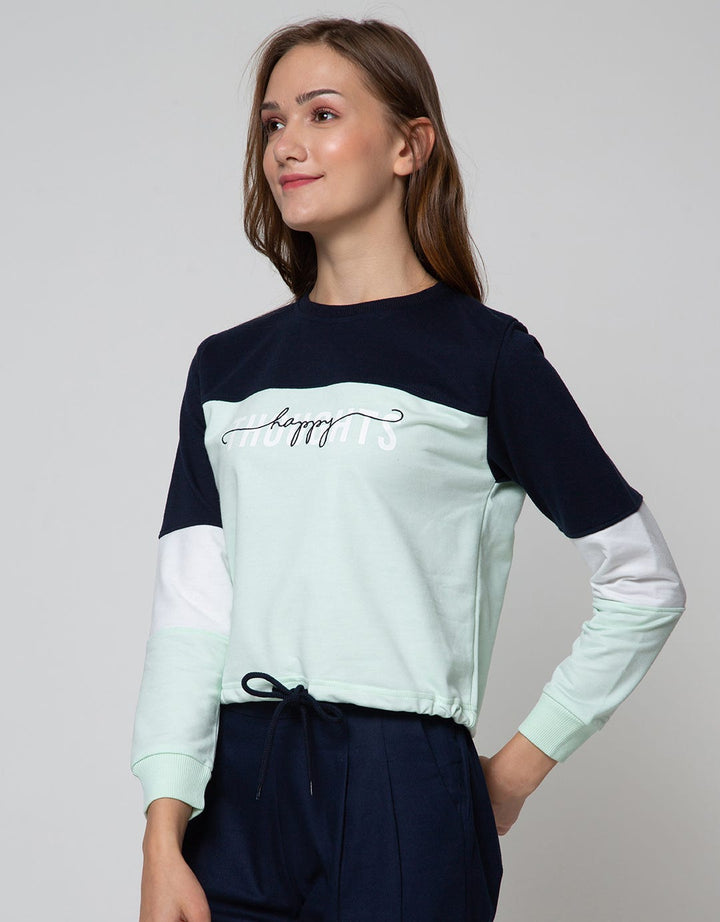 Nevada Sweatshirt Solid Cut And Sew Stay Positive