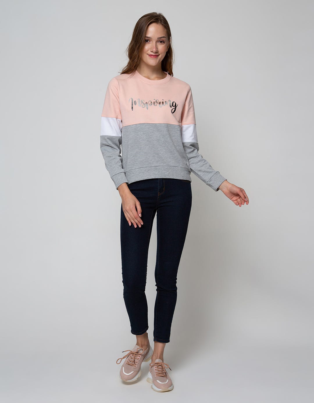 Nevada Sweatshirt Solid Cut And Sew Inspiring