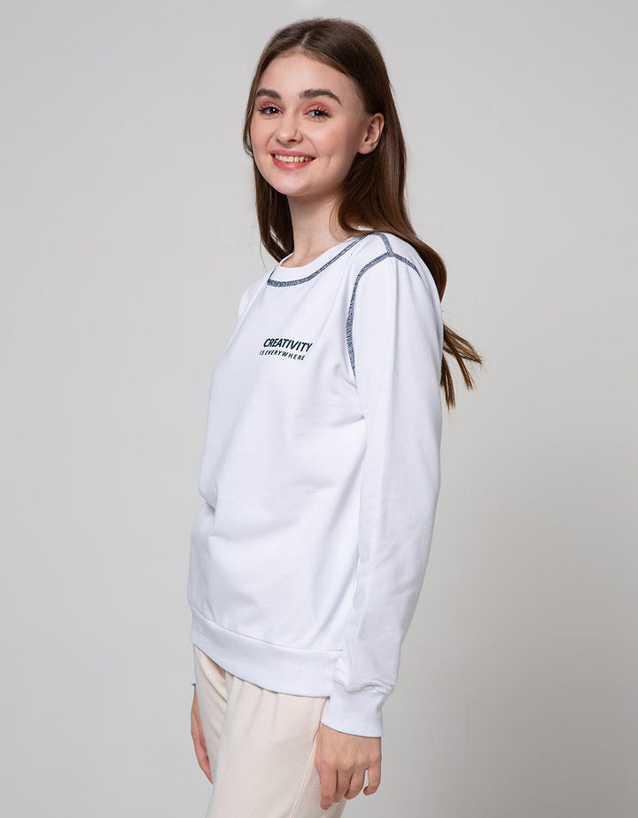 Nevada Sweatshirt Solid Exposed Seam