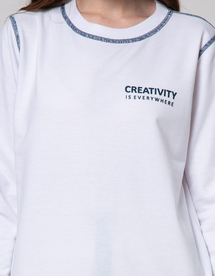 Nevada Sweatshirt Solid Exposed Seam