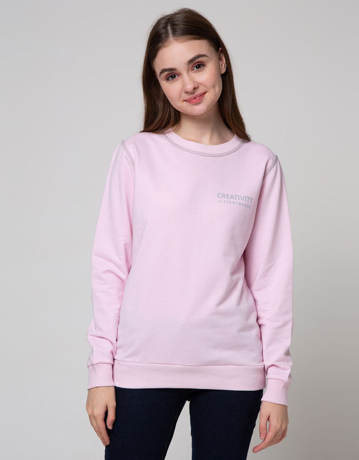 Nevada Sweatshirt Solid Exposed Seam