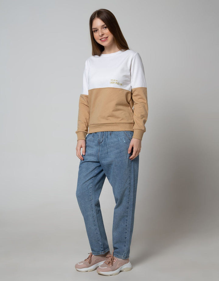 Nevada Sweatshirt Solid Cut And Sew You Are My Inspiration