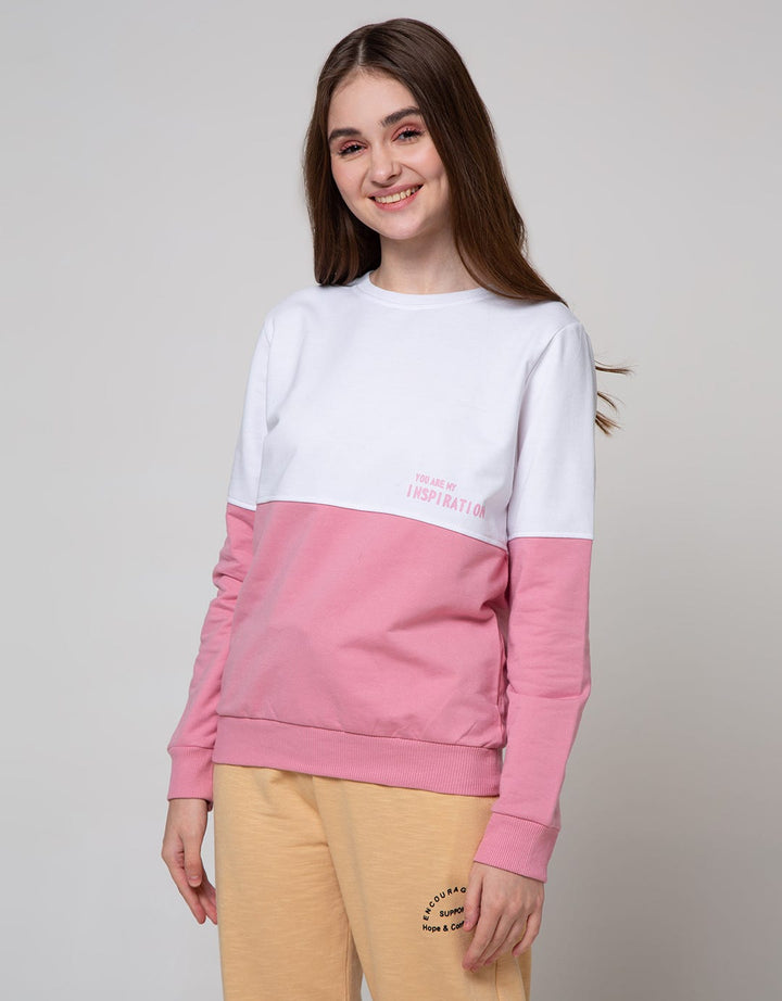 Nevada Sweatshirt Solid Cut And Sew You Are My Inspiration