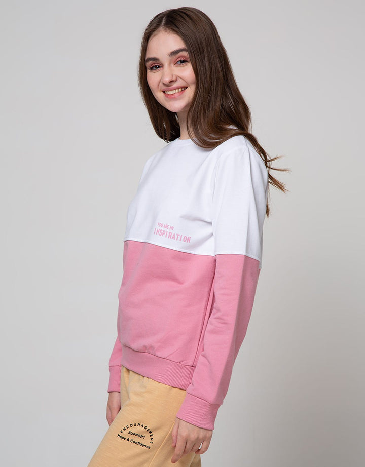 Nevada Sweatshirt Solid Cut And Sew You Are My Inspiration