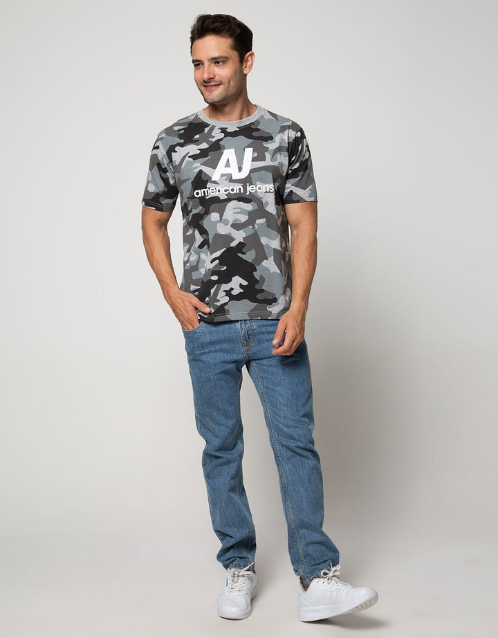 American Jeans Short Sleeve T-Shirt Fullprint Camo