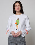 Details Long Sleeves T-Shirt With At Sleeves