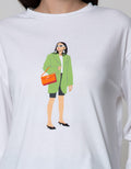 Details Long Sleeves T-Shirt With At Sleeves