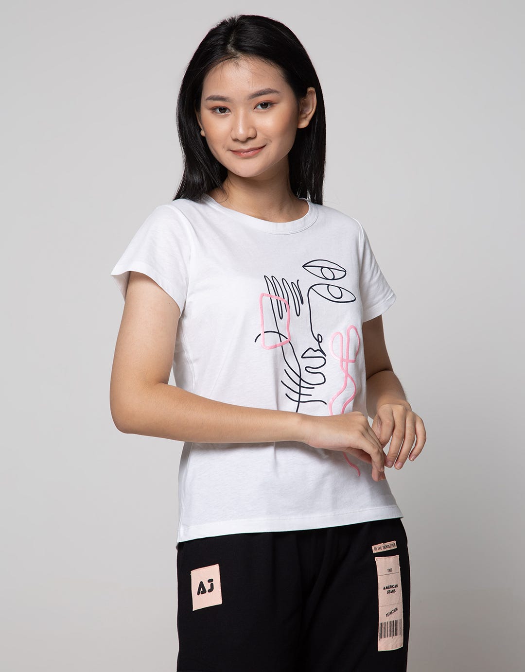 Nevada Short Sleeve T-Shirt Face Line