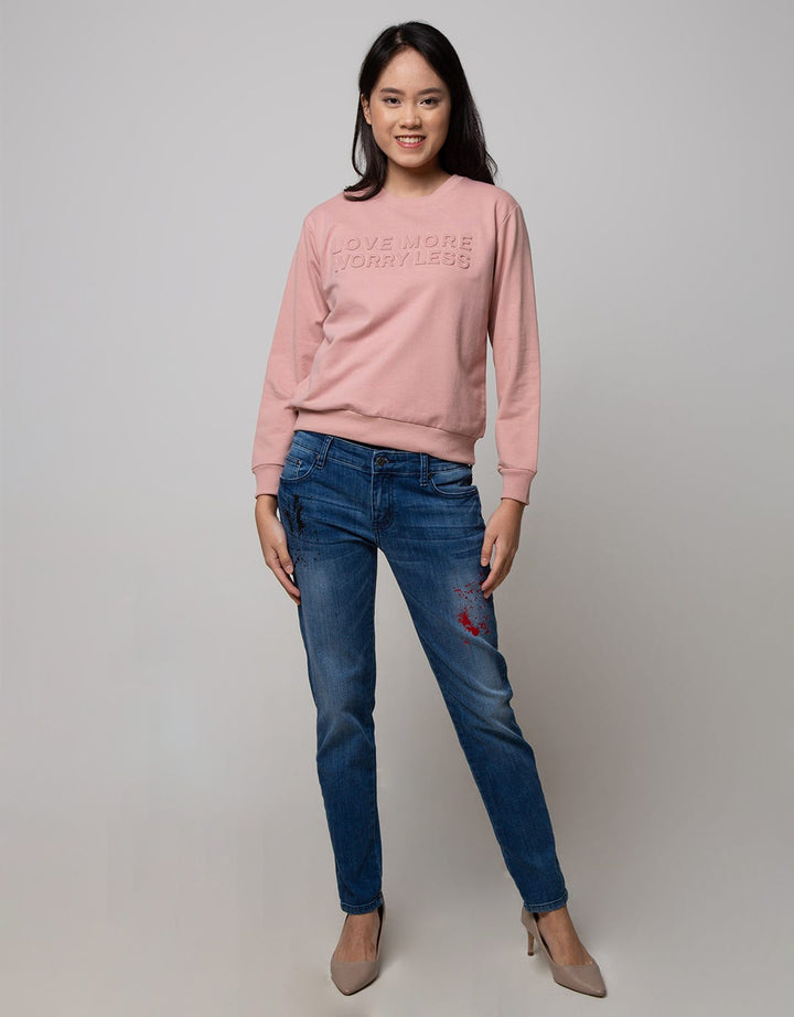 Nevada Sweatshirt Love More Worry Less