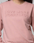 Nevada Sweatshirt Love More Worry Less