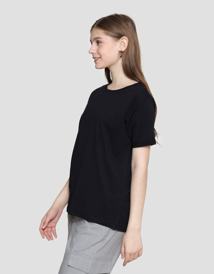 Connexion Enzim Tangan Roll Up Kaos Lengan Pendek Wanita