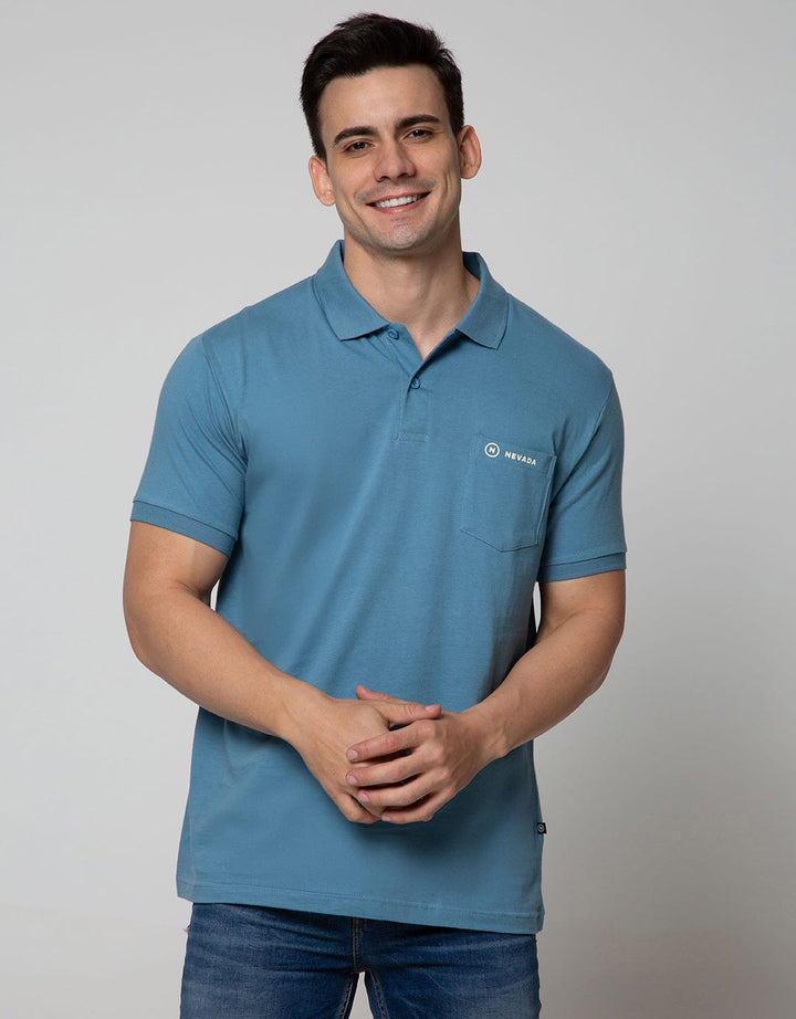 Nevada Short Sleeve Polo Shirt Basic With Pocket