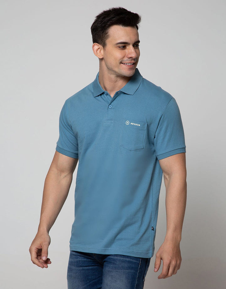 Nevada Short Sleeve Polo Shirt Basic With Pocket