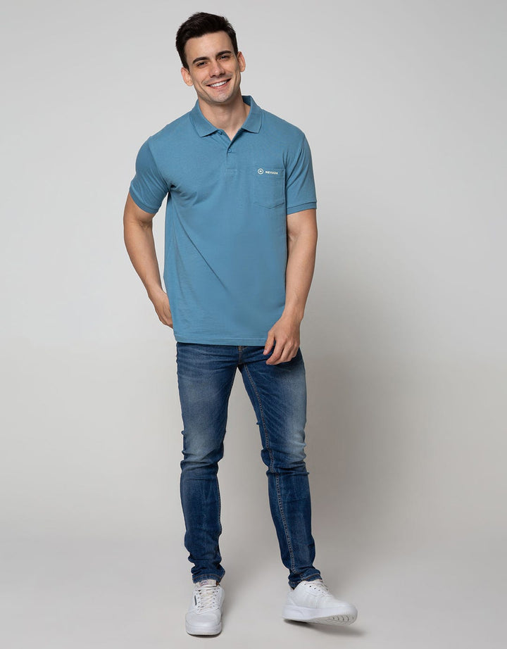 Nevada Short Sleeve Polo Shirt Basic With Pocket