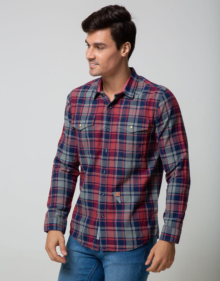 Emba Jeans Kemeja Murdo Long Sleeve