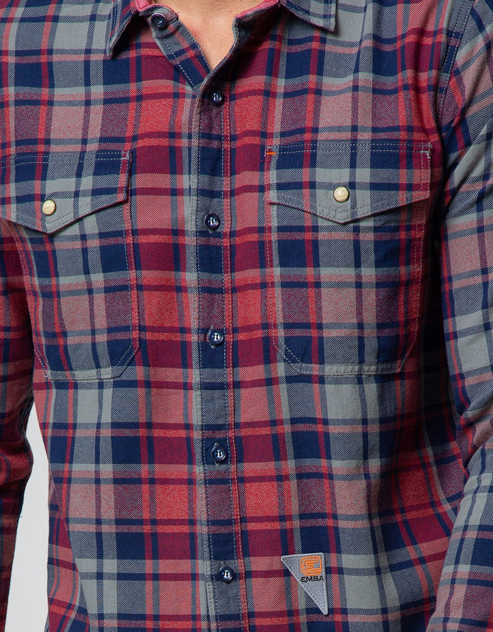 Emba Jeans Kemeja Murdo Long Sleeve