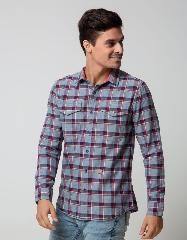 Emba Jeans Kemeja Lengan Panjang Murdo