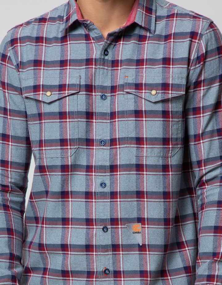 Emba Jeans Kemeja Lengan Panjang Murdo
