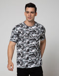 T Zone Short Sleeve T-Shirt Print Aop Army Coll
