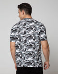 T Zone Short Sleeve T-Shirt Print Aop Army Coll